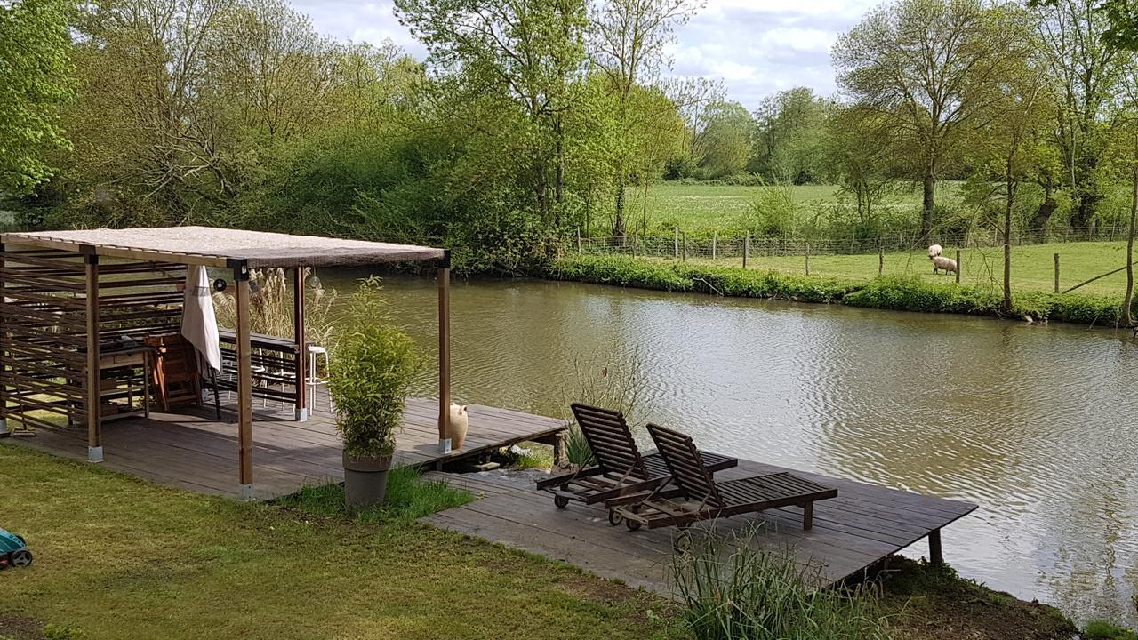 La Belmontaise Bed and Breakfast Beaumont-sur-Sarthe Esterno foto